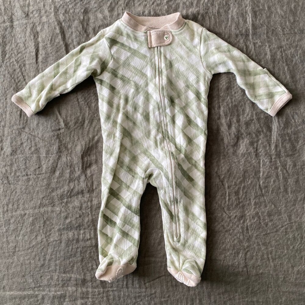 Burt's Bees Baby Organic Cotton Footie Pajamas, 0-3 months